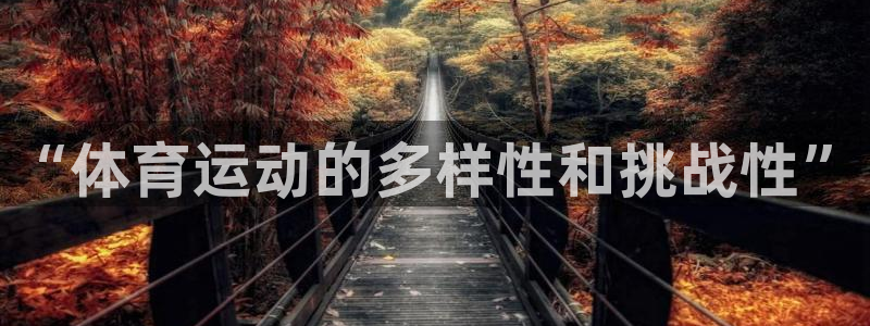 三亿体育登录：“体育运动的多样性和挑战性”
